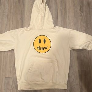 DREWHOUSE HOODIE SIZE LARGE IN WHITE